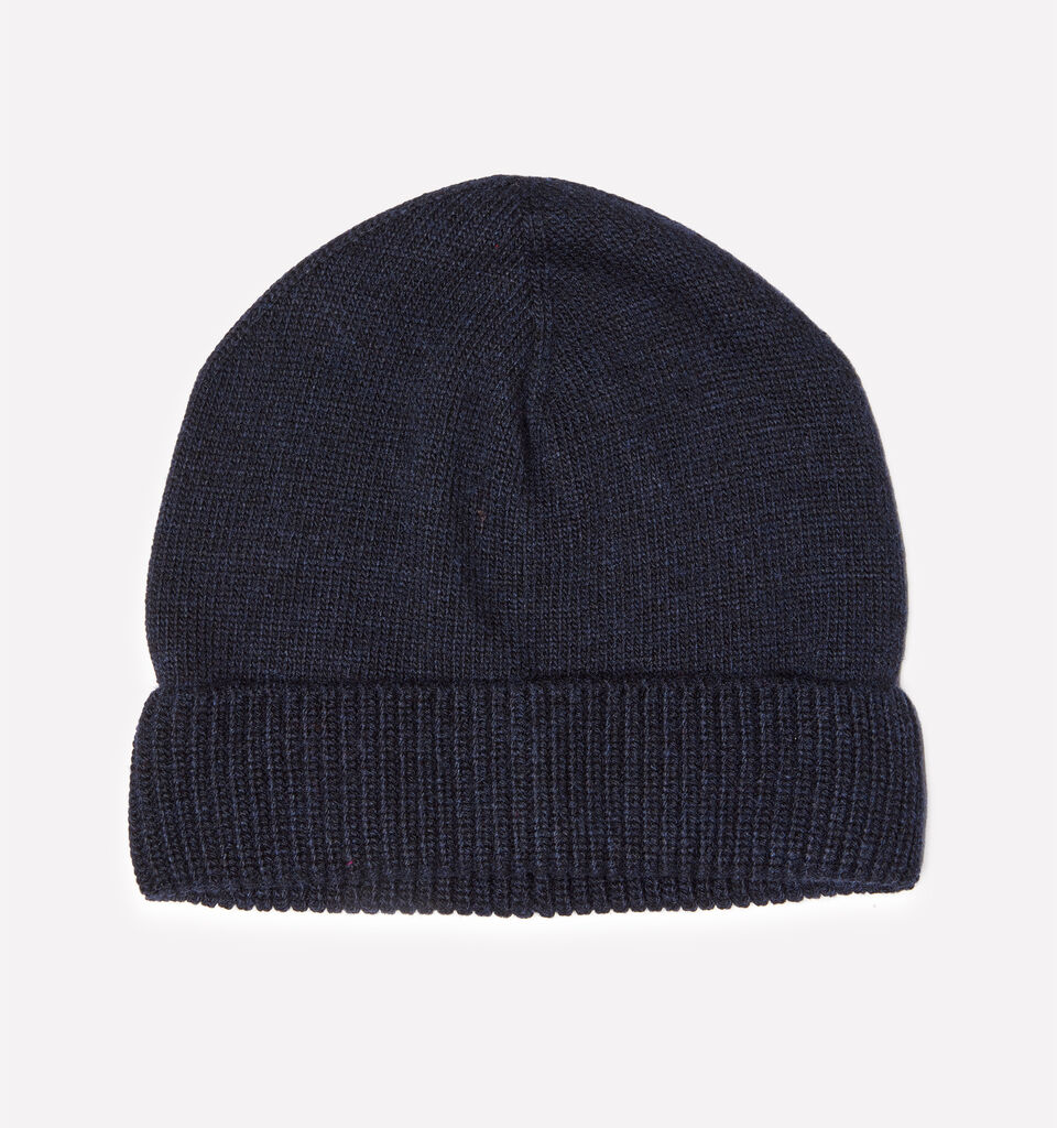 Gorro azul-escuro em mistura de caxemira - null - Azul-Escuro | Sisley image number 1